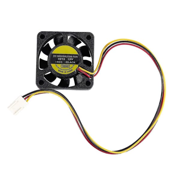 40mm x 40mm x 10mm 3-polet 12V DC Børsteløs PC Computer Køleblæser