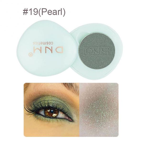 Dnm 30 väriä yksivärinen luomiväripaletti helmiäisväri matta kimalteleva puuteri kirkastava korjaava silkkikuoriainen maaväri luomiväri 19 eyeshadow