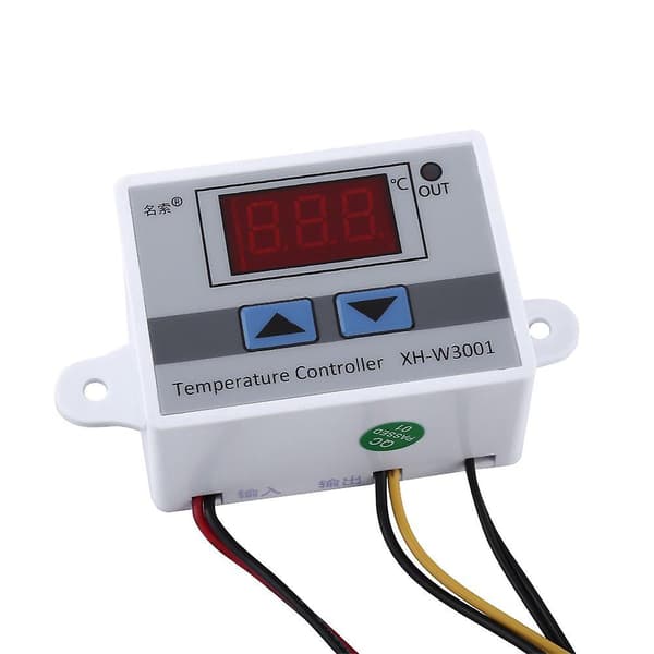 12V Digital LED Temperaturkontroller Termostat Kontrollbryter