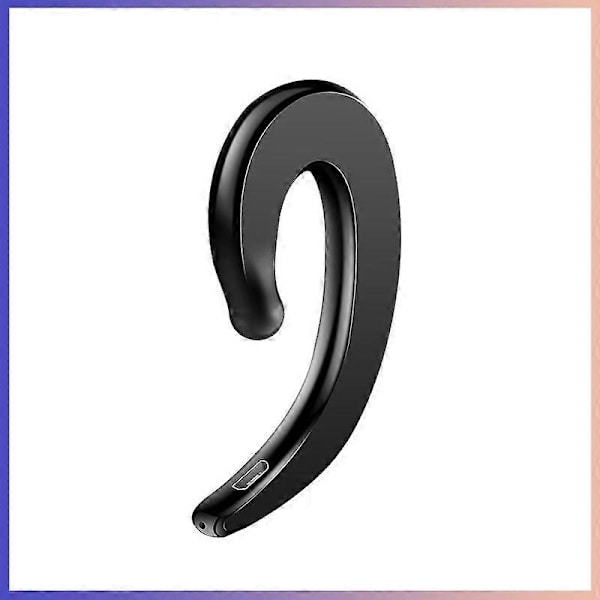 Bluetooth-headset til telefon med mikrofon, ørepropper, ørekrog, knogleledning, trådløs Bluetooth-øretelefon til iPhone Android ny