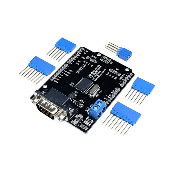MCP2515 Can Bus Shield Board SPI Grensesnitt Kontakt Utvidelseskontrollermodul DC 5V-12V for Seeeduino