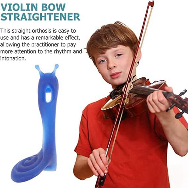 Blå Snegl Buegreb Violin Buebærer Stativ Træner
