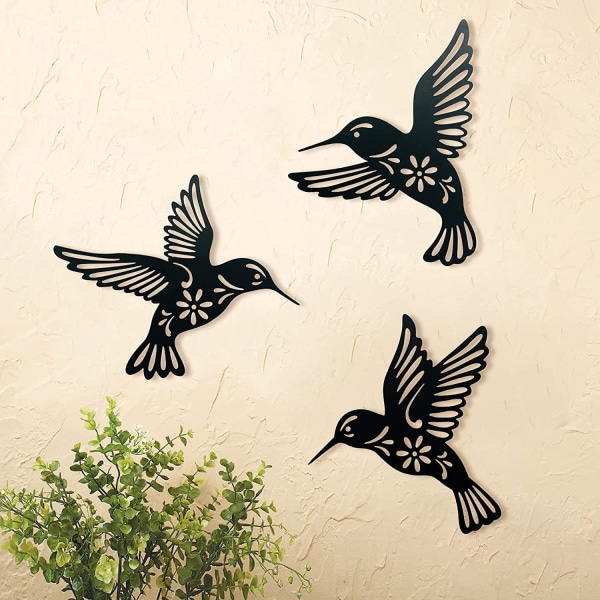 Metall Hummingbird väggdekoration