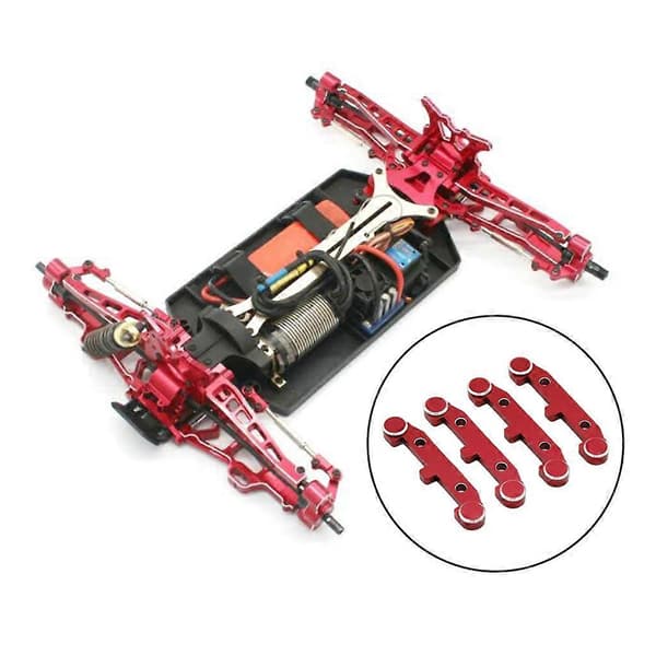 4-pak 1/10 Scale RC Nedre Arm Kodeplade EA1005 til JLB Crawler Bil Buggy DIY Tilbehør