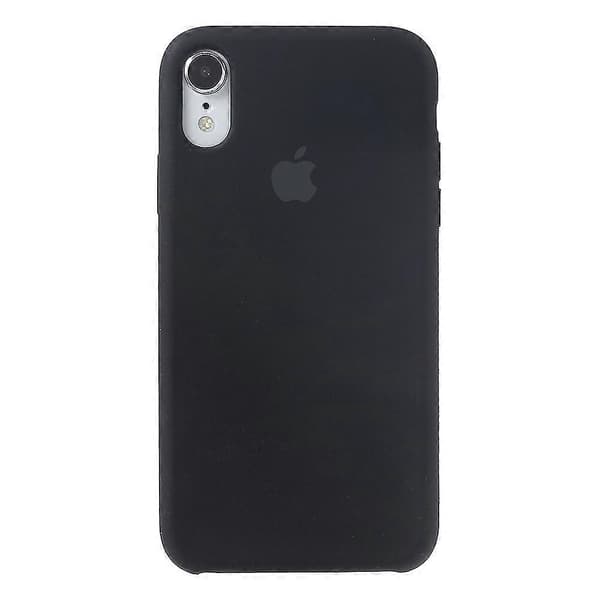1:1 Skala Silky Solid Silikon Beskyttelsesetui til iPhone XR 6,1 tommer style a