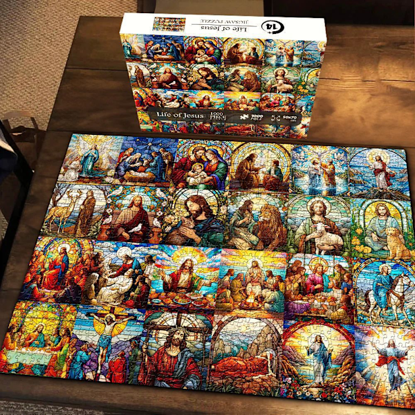 Rzp 2024 Adventskalender Pussel 1000 delar Papp Julplattpussel type c