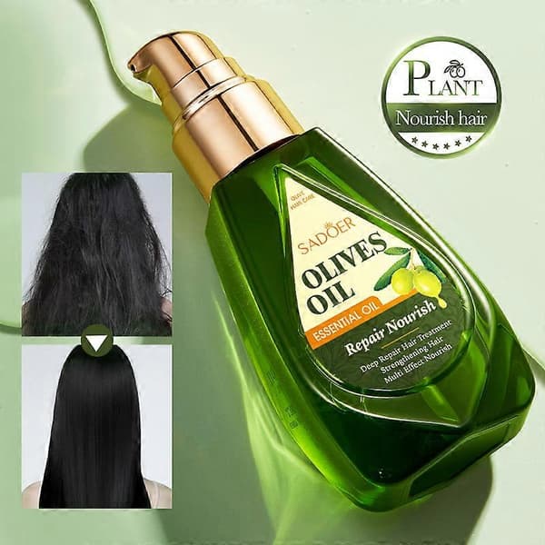 SADOER Olive Miracle Hårolie - 70ml Glansgivende Hårbehandling