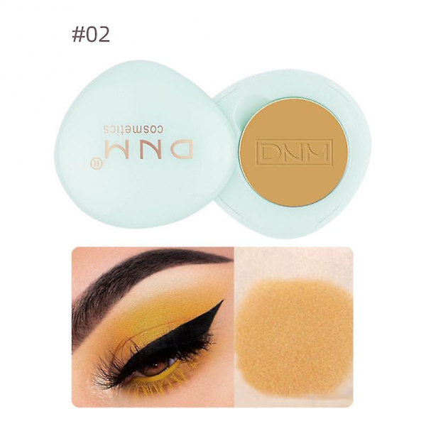 Dnm 30 väriä yksivärinen luomiväripaletti helmiäisväri matta kimalteleva puuteri kirkastava korjaava silkkimato maan luomiväri 02 eyeshadow