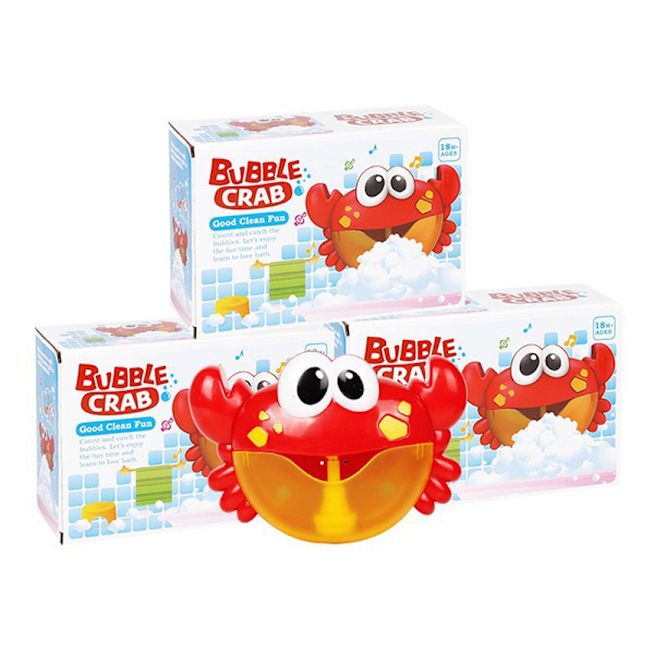 Populær Krabbe Boblemaskine, Musikalske Børnebad- og Badelegetøj, Blæksprutte der Spytter Bobler, Vandlegetøj, Eksport bubble crab