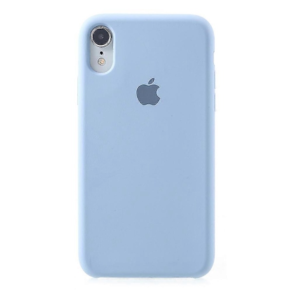 1:1 Skal för iPhone XR 6.1 tum Solid Silikon Silkeslen Bakstycke style e