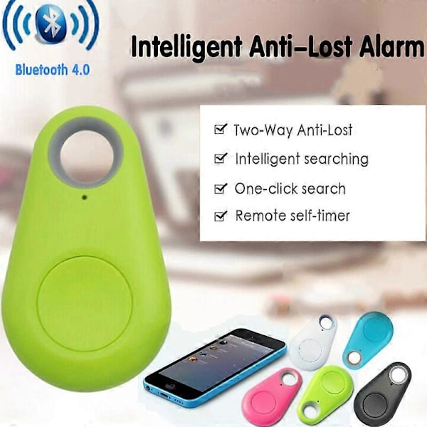 Smart Mini Bluetooth-kompatibel Smart Finder Utstyr Vanntett GPS-sporingssporing