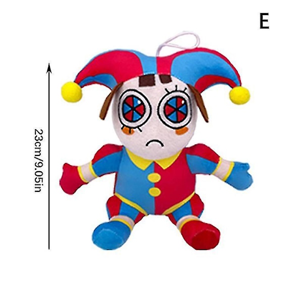 Fantastisk Digital Circus Plush, Pomni og Jax Plushies Leke for Barn Julegave e