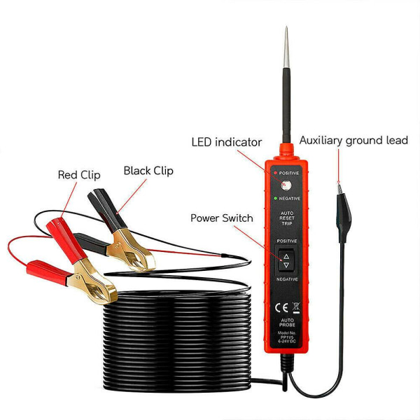 Motorfordon Circuit Tester Power Scanner