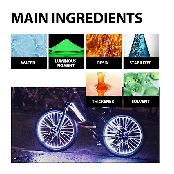 Reflekterende Spraymaling 100ml Glødende Maling Til Cykel Kørsel Om Natten Langvarig Reflekterende Glødende Maling Til Tøj Cykler fluorescent yellow