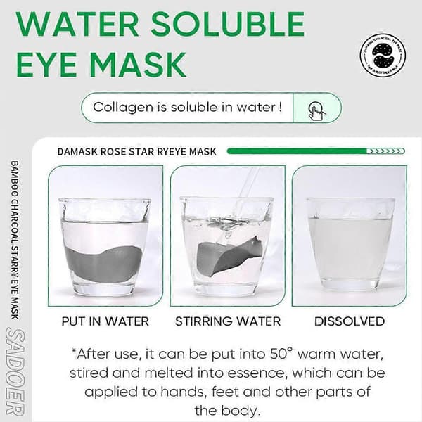 SADOER Starry Black øyemaske