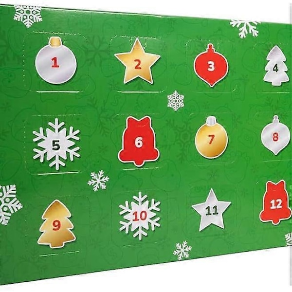 Julekalender 2024 med Mini Plyslegetøj til Børn, 24 Dage 2,5 Tommer Mikro Søde Squishy Plyslegetøj, Sød Julekalender til Børn 2024 1 box