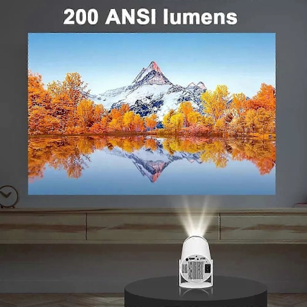 2025 Uusi 5G 4K Projektor Smart HD LED WiFi Bluetooth HDMI. USB Android Kotiteatteri-bbca