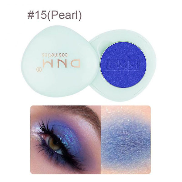 Dnm 30 väriä yksivärinen luomiväripaletti helmiäisväri matta kimalteleva puuteri kirkastava korjaava silkkimato maan luomiväri 15 eyeshadow