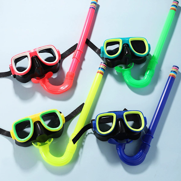 Dykkerbriller til børn snorkel sæt svømmeudstyr HD dykkerbriller green