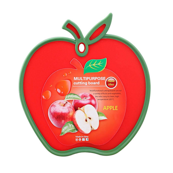 Fruktformad skärbräda för mat, skär frukt och grönsaker, skärbrädor för köket apple