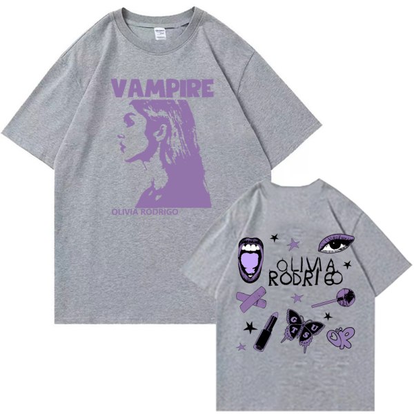 Guts Olivia Rodrigo kortärmad T-shirt för kvinnor black XS