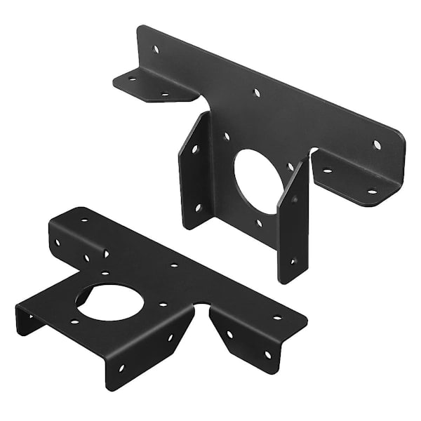 2-pack Tunga Pergola Hörnbestånds Förlängning 3-vägs T-fästen för 4x4 Stolpe Pergola