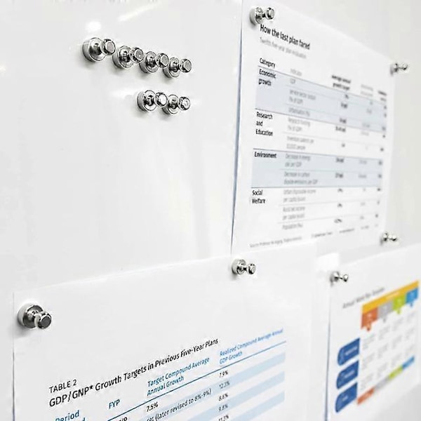 18 kpl Push Pin -magneetteja Jääkaapin Magneetteja Valkotaulun Magneetteja