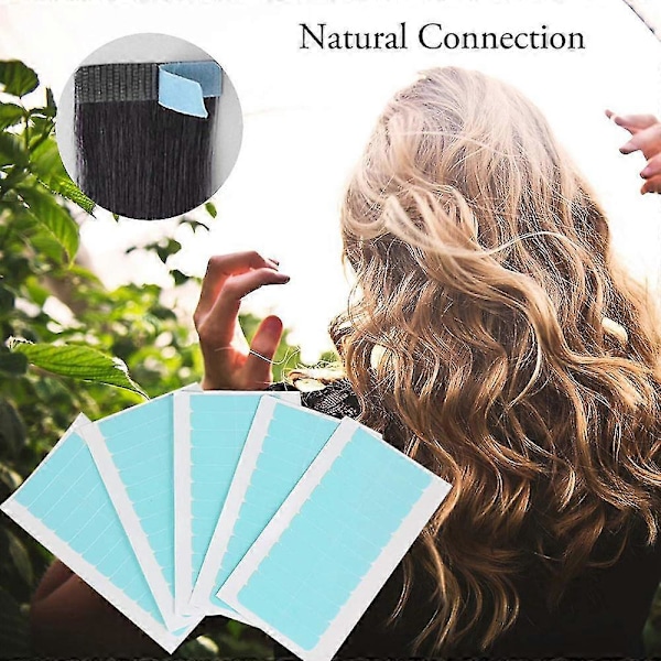 10 Sheets Replacement Tapes Adhesive Strips, Replacement Tapes For Tape-in Hair Extensions, Super Tape For Hair Extensions