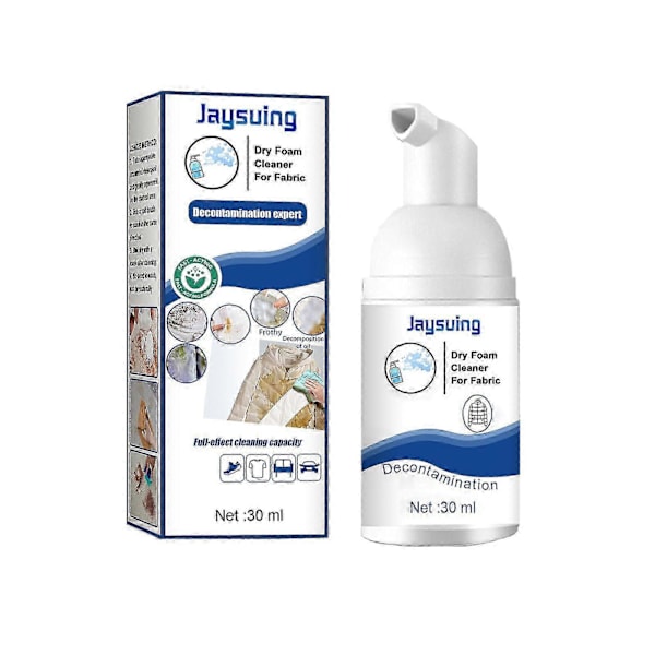 Jaysuing Skumrengöring Rengöring Dunjacka Matta Envisa Fläckar Gula Fläckar Kläder Dekontaminering Kemtvättmedel - 30ml -3209342392270