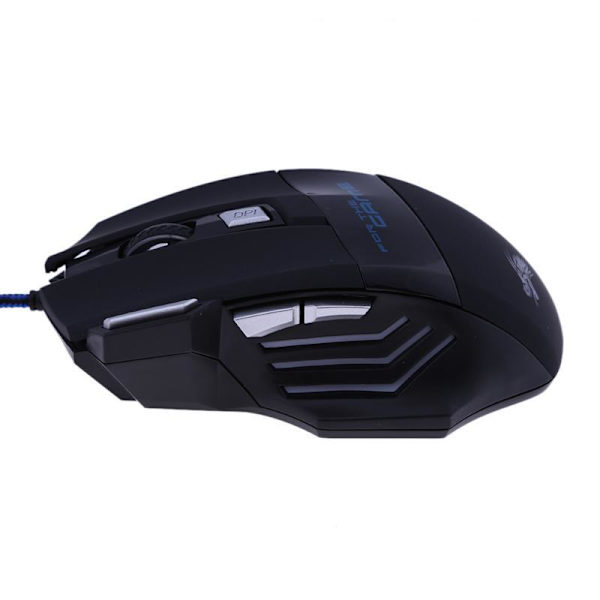 7D Lysende USB-Kablet Spillmus