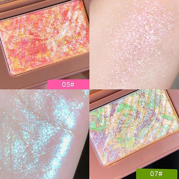 Highlighter Powder Glitter Palett Makeup Glow Face Contour Shimmer Illuminator Make Up Highlight Kosmetika Tslm1