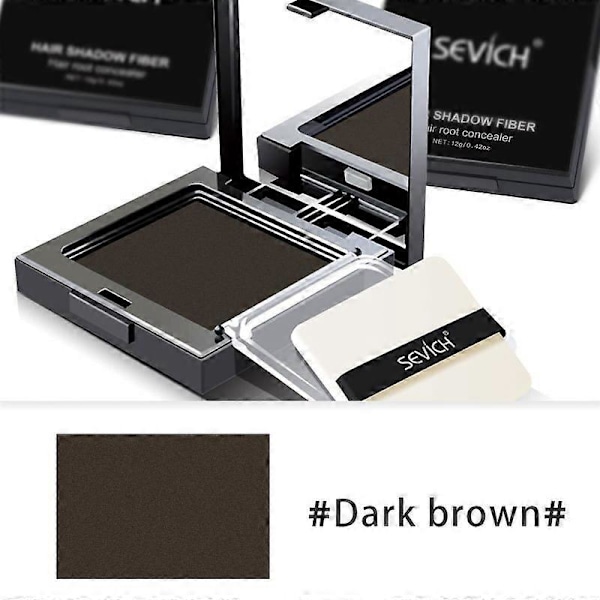Sevich 12g Hårfarvepulver Vandfast Mørkebrun Hårfarvepulver 3 Farver Hårfarvepulver Dækker Øjeblikkeligt a dark brown