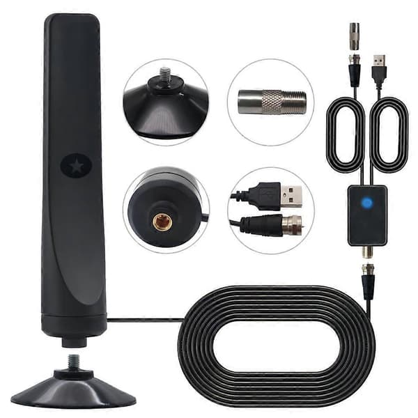 Rewave Antenne, Rewave Antenne, TV-antenne, Sugerkopp TV-antenne Plug and Play