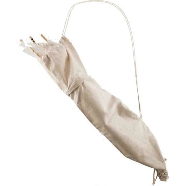 Medeltida Retro Canvas Koger med Snören, Handvävt Koger i Remstil, Portabel Lättviktsväska för Förvaring av Pil och Båge