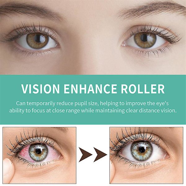 3 st Vision Enhancement Roller för att främja klarare syn Roller Ögonvård