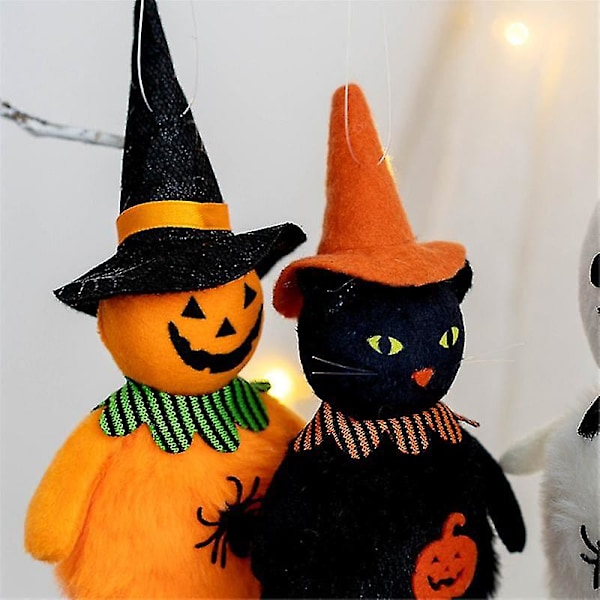 Halloween-dekorasjon Gresskar Spøkelse Heks Svart Katt Henger Bar Spøkelseshus Henger Ornament Glad Halloween Dag Spøkelsesfestival