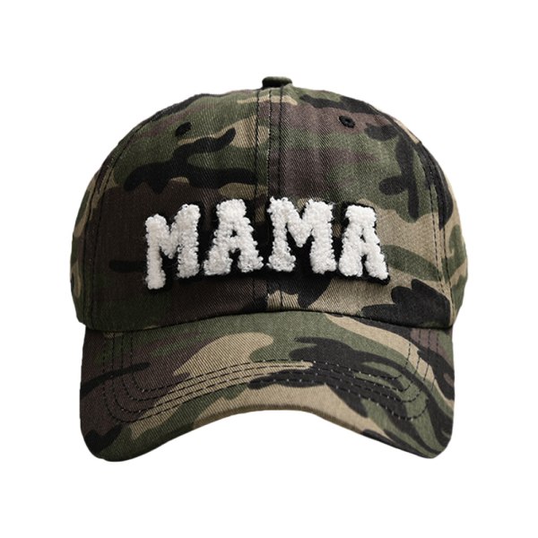 Solhatt, sommar Toddler MAMA Alphabet Baseball Cap Strandsolhatt leopard print