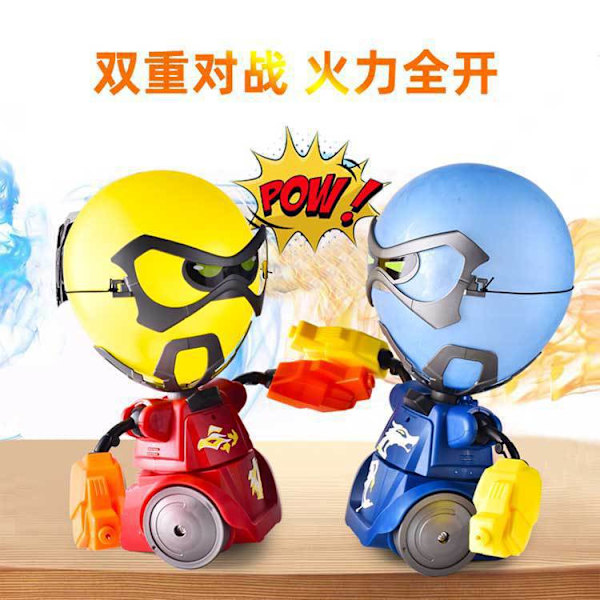 Ballongkamprobot Elektrisk Fjernkontroll Populær Foreldre-Barn Interaktiv Kreativ Konkurranse Ballongkamp Leke 【pack of two】balloon battle robot★★