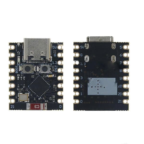 ESP32-C3 MINI Utviklingsplattform WiFi Bluetooth Utviklingsplattform Enkel Utvidelse og Strømforsyning Fl