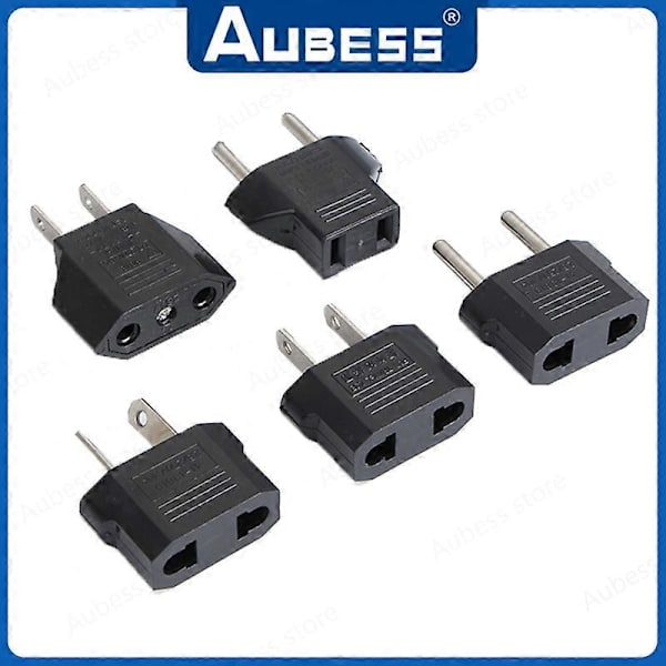 EU-kontakt Adapteruttag US till EU-kontakt Strömadapter Konverterare Reseadapter Uttag Laddare eu 4.0mm