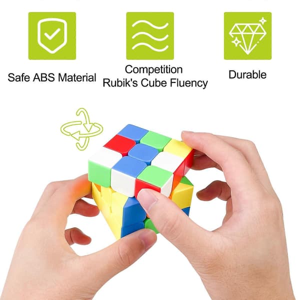 Magic Cube 3x3x3 + 2x2x2, Farvet Cube Magisk Cube, Magic Cube til Begyndere og Avancerede Brugere