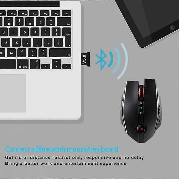 5/3/2/1 stk Bluetooth V5.0 USB Dongle Adapter til PC Desktop WIN 10 til Computer PC Laptop Høretelefoner HIFI Audio Adapter 5 pcs
