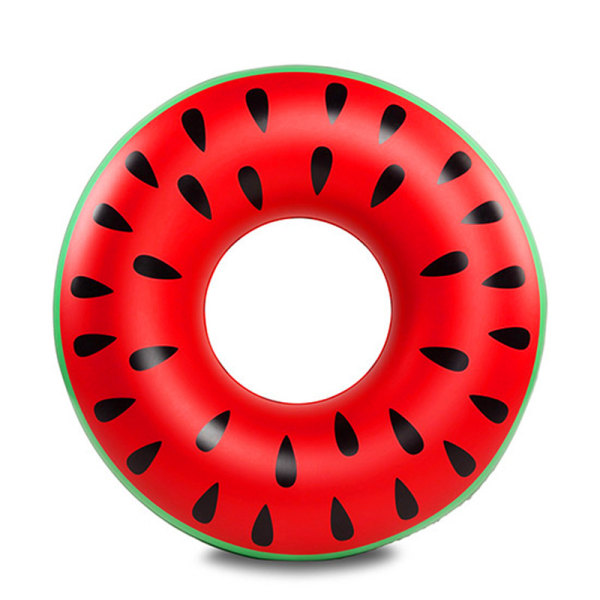Vattenmelon uppblåsbar pool flytande ring luftkudde Beach Party 70cm