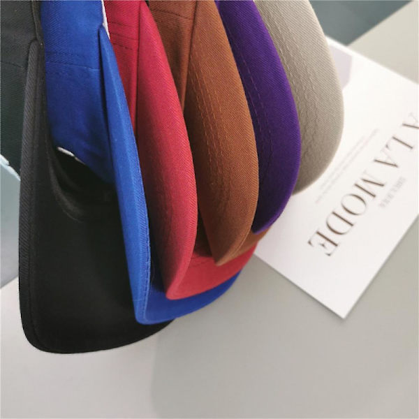 Hat Letter Broderet Justerbar Baseball Cap (Beige)