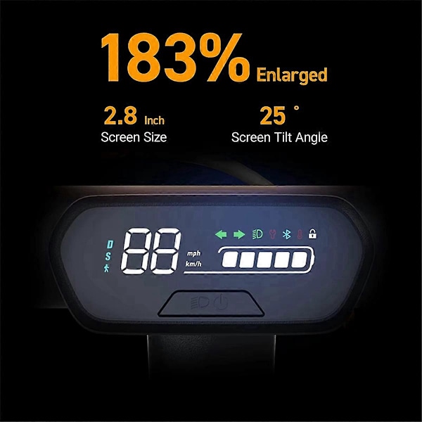 Bluetooth Dashboard för E2 / E2 Plus Kickscooter Instrumentpanel Display Board Switch Elscooter P