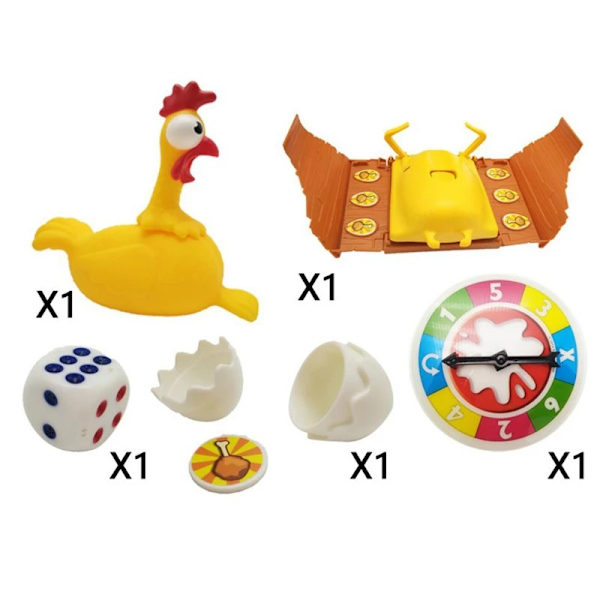 Squawk Chicken -peli  Lasten hauska keppostelu munivan kanan uusi ja outo työpöydän interaktiivinen peli tricky laying hens