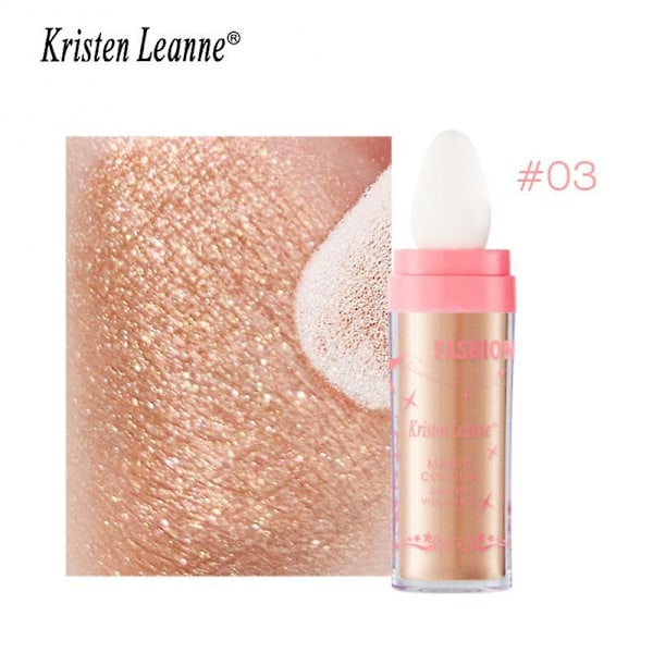 Ansigtshøjlysende Pudder Kropsglitter Lysende Fe Pudder Makeup Focallure Kontur Illuminator Kvinder Skønhed Makeup Kosmetik a03