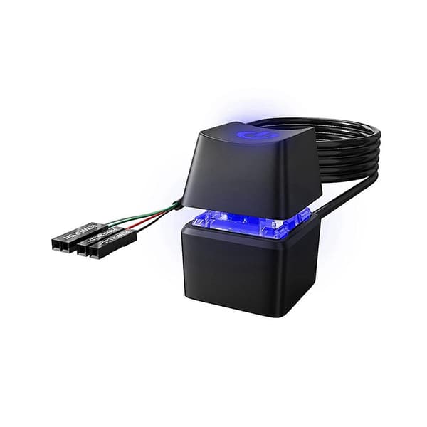 LED-lys datamaskin skrivebordbryter PC hovedkort ekstern start strømknapp forlengelseskabel for Ho