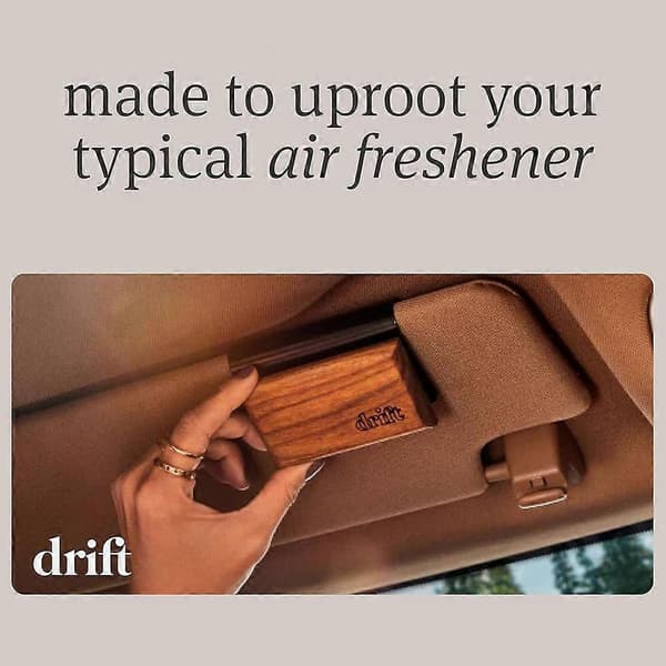 Drift bilduftfrisker - Træduftfrisker - Bil deodorizer - Rav duftsæt