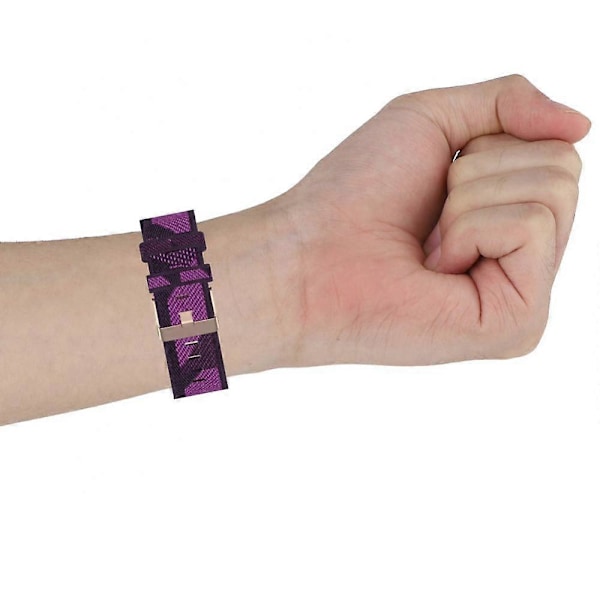 Åndbar Rem til Fitbit Versa4 Udskiftningsrem til Smartwatch Urrem Bærbar gray